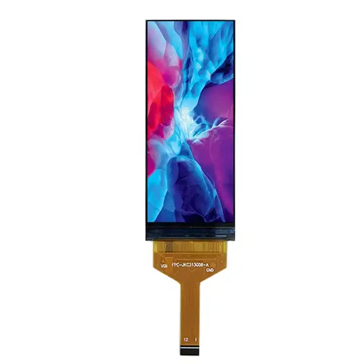 Fábrica de Shenzhen tela TFT LCD de resolução IPS 379x960 de 3,13 polegadas